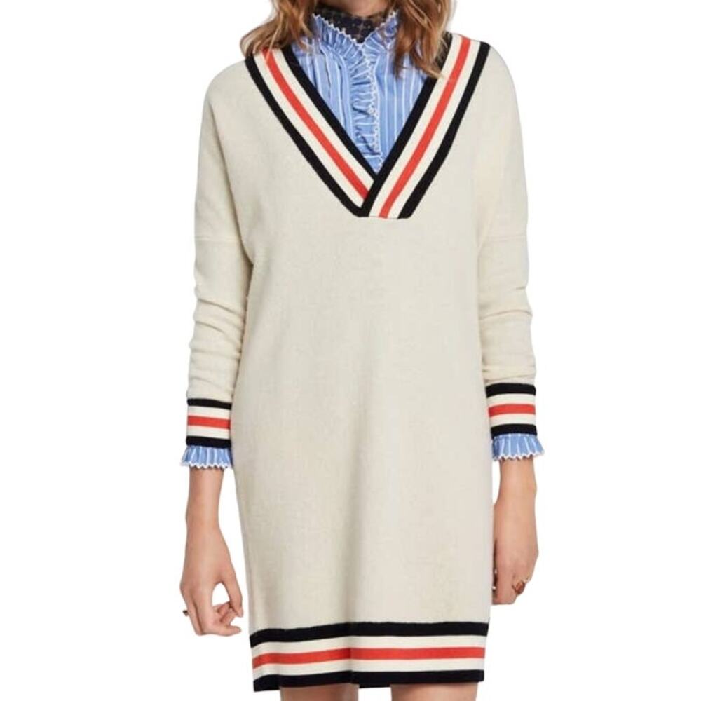 NEW Scotch & Soda North Striped Edge Knit Tunic Size Small